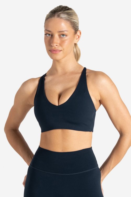 Allure Adjustable Sports Bra – Dark Navy