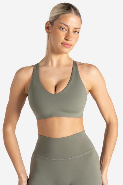 Allure Adjustable Sports Bra – Dusky Sage