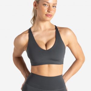 Allure Adjustable Sports Bra - Storm Grey