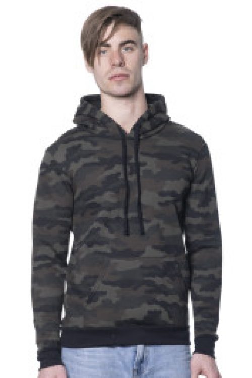 Camo Fleece Pullover Hoody