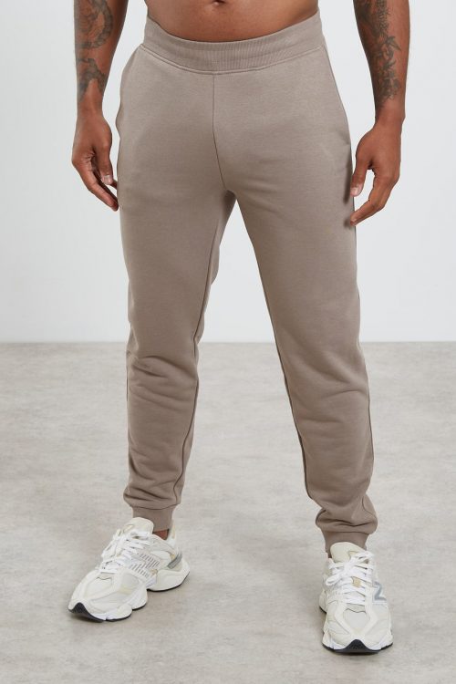Core Loopback Joggers – Taupe