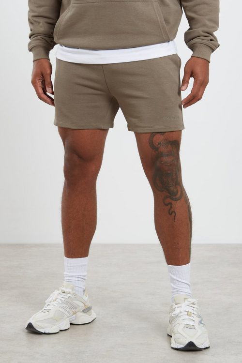 Core Loopback Shorts – Olive