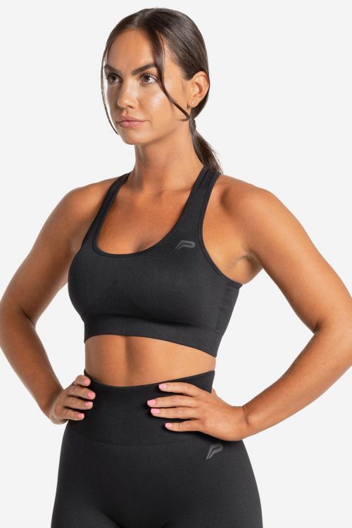 Core Seamless Sports Bra – Blackout