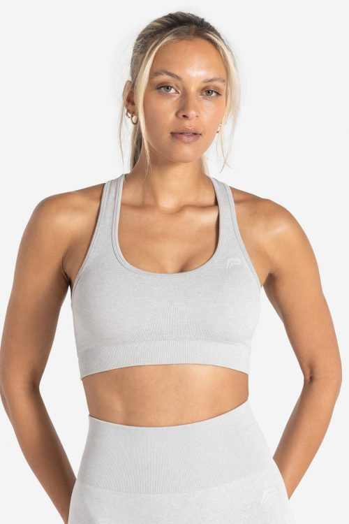 Core Seamless Sports Bra – Grey Marl