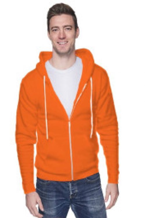 Fashion Fleece Neon Zip Hoody