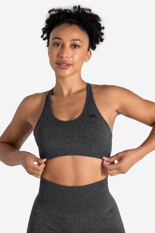 Form Seamless Sports Bra – Black Marl