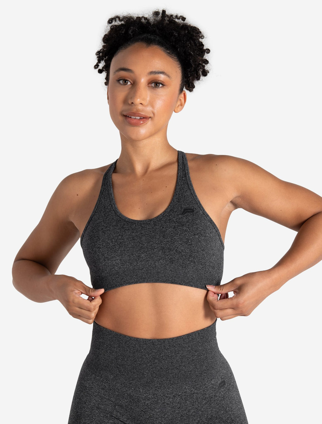 Form Seamless Sports Bra – Black Marl