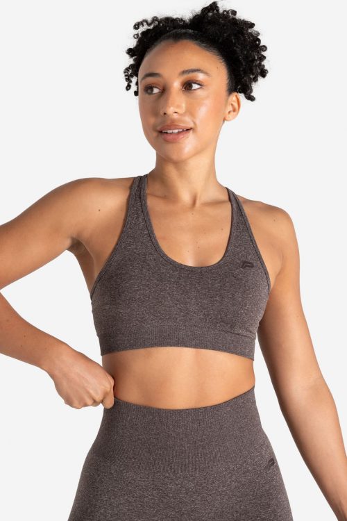 Form Seamless Sports Bra – Brown Marl
