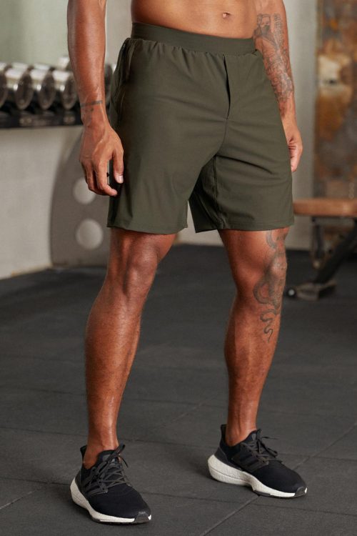 Hybrid Everyday Shorts – Dark Olive