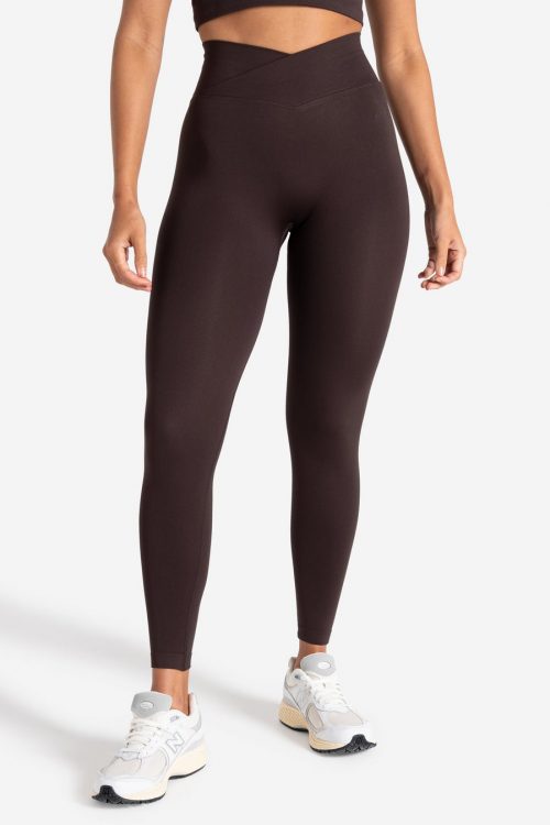 Sculpt Seamless Scrunch Leggings – Espresso