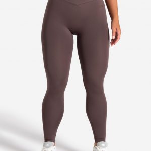 Sculpt Seamless Scrunch Leggings - Mocha