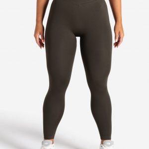 Sculpt Seamless Scrunch Leggings - Olive