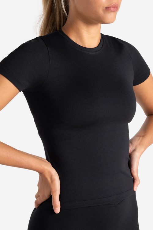 Sculpt Seamless T-Shirt – Black