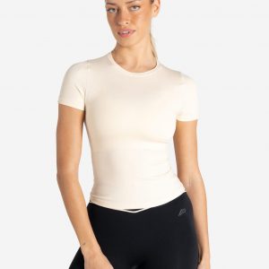 Sculpt Seamless T-Shirt - Marshmallow