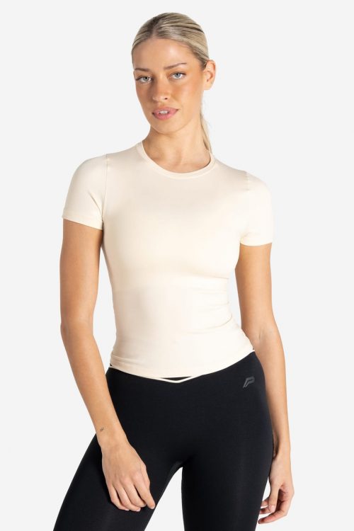 Sculpt Seamless T-Shirt – Marshmallow