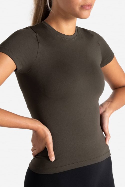 Sculpt Seamless T-Shirt – Olive