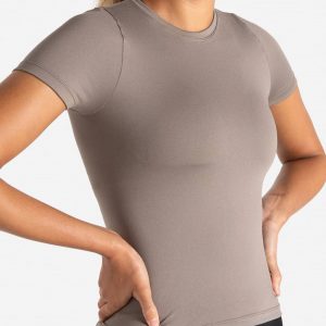 Sculpt Seamless T-Shirt - Taupe