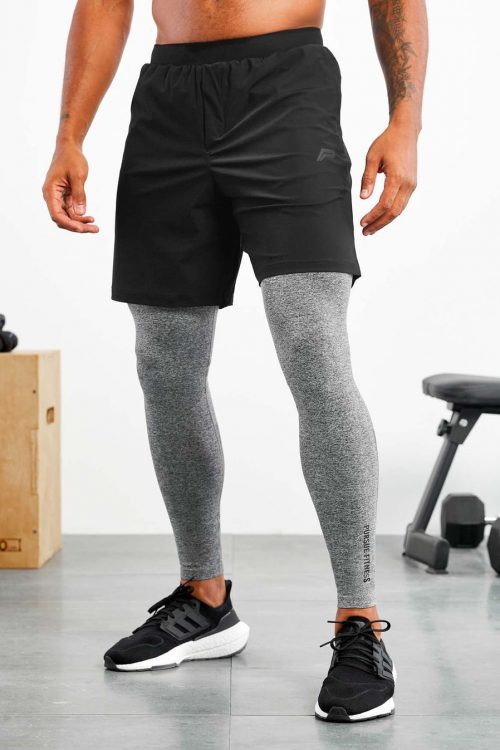 Seamless Training Leggings – Grey Marl
