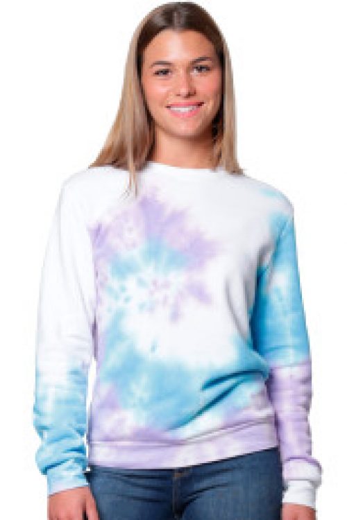 Swirl Tie Dye Crew Sweatshirt