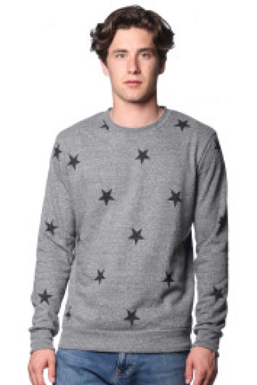 Triblend Crew Star Sweatshirt